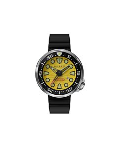 Men's Ventana Silicone Yellow Dial Watch