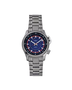 Men's Vertigo Stainless Steel Blue Dial Watch