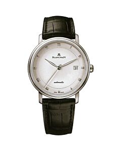 Men's Villeret Alligator Lined with Alzavel White Dial Watch