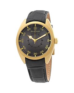 Mens-Voyager-Leather-Black-Dial