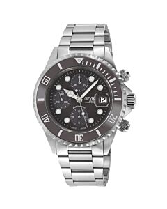 Men's Wall Street Chrono Chronograph Stainless Steel Grey Dial Watch