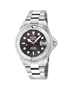 Men's Wall Street Stainless Steel Grey Dial Watch
