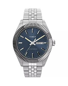 Men's Waterbury Legacy Stainless Steel Blue Dial Watch