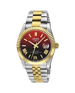 Men's West Village Fusion Elite Stainless Steel Red Dial Watch