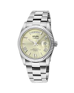 Men's West Village Stainless Steel Champagne Dial Watch
