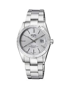 Men's West Village Stainless Steel Silver-tone Dial Watch
