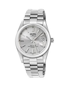 Men's West Village Stainless Steel Silver-tone Dial Watch