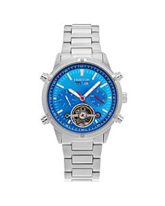 Men's Wilhelm Stainless Steel Blue Dial Watch