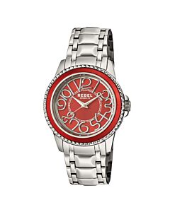 Men's Williamsburg Stainless Steel Red Dial Watch
