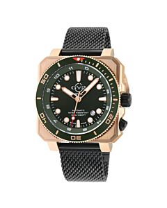Men's XO Submarine Stainless Steel Green Dial Watch