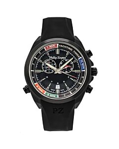Men's Yachting Timer Chronograph Polyurethane Black Dial Watch