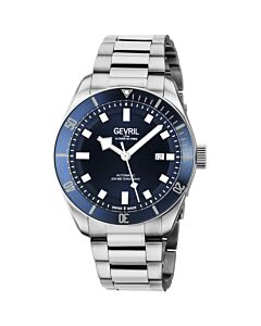 Men's Yorkville Stainless Steel Blue Dial Watch