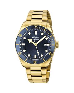 Men's Yorkville Stainless Steel Blue Dial Watch