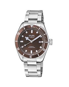 Men's Yorkville Stainless Steel Brown Dial Watch