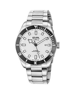 Men's Yorkville Stainless Steel White Dial Watch