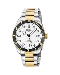 Men's Yorkville Stainless Steel White Dial Watch