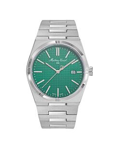 Men's Zoltan Stainless Steel Green Dial Watch