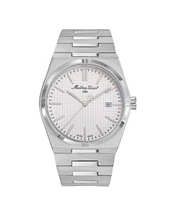 Men's Zoltan Stainless Steel Silver Dial Watch