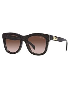 Michael Kors 52 mm Brown Logo Sunglasses