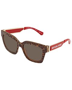 Michael Kors 54 mm Brown Leopard Sunglasses
