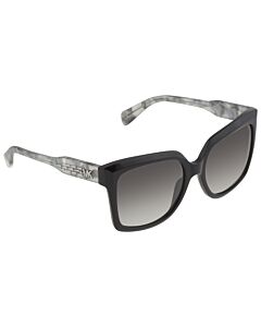 Michael Kors Cortina 55 mm Black Sunglasses