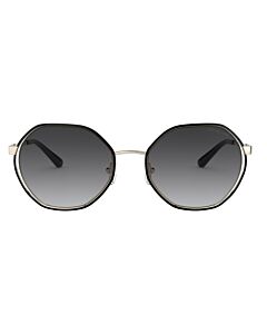 Michael Kors 57 mm Light Gold / Black Sunglasses