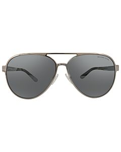 Michael Kors Harper 61 mm Silver/black carbon fiber Sunglasses