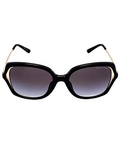 Michael Kors Interlaken 56 mm Bio Black Sunglasses