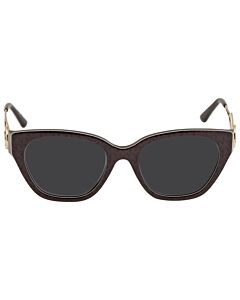Michael Kors Lake Como 54 mm Brown Signature Pvc/Gold Sunglasses