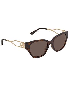 Michael Kors Lake Como 54 mm Dark Tortoise/Gold Sunglasses