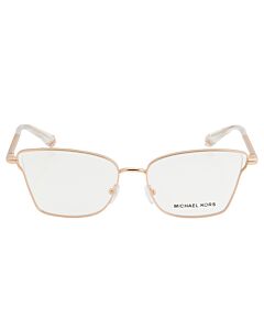 Michael Kors Radda 53 mm Rose Gold Eyeglass Frames