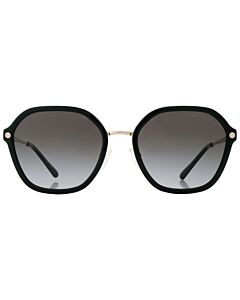 Michael Kors Seoul 56 mm Light Gold;Black Sunglasses