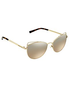 Michael Kors St. Lucia 55 mm Lite Gold Sunglasses