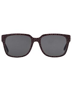 Michael Kors Washington 57 mm Brown Logo Print Sunglasses