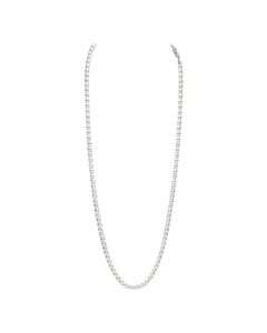 Mikimoto 7.5x7mm Quality A length 30" Akoya Cultured Strand Necklace with White Gold Clasp U75130W