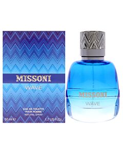 Missoni Men's Wave EDT Spray 1.7 oz Fragrances 8011003858149