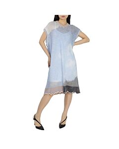 MM6 Ladies Sky Print Sky-Print Knitted Dress, Size X-Small