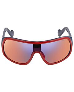 Moncler 00 mm Red;Navy Sunglasses