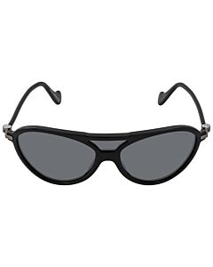 Moncler 00 mm Shiny Black Sunglasses