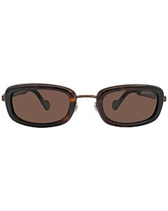 Moncler 52 mm Dark Havana Sunglasses
