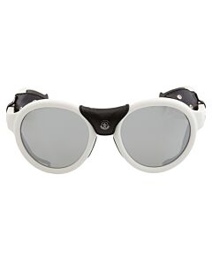 Moncler 52 mm White Sunglasses