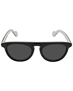 Moncler 53 mm Black;White Sunglasses