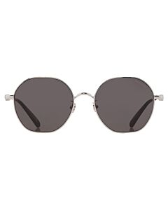 Moncler 56 mm Silver Sunglasses