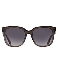 Moncler 57 mm Shiny Grey;Black;Smoke Sunglasses