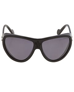 Moncler 61 mm Shiny Black Sunglasses