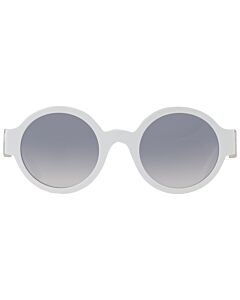 Moncler Atriom 51 mm Matte White Sunglasses