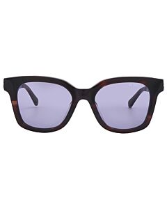Moncler Audree 50 mm Brown Horn Sunglasses