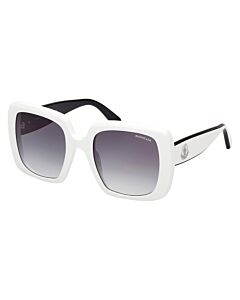 Moncler Blanche 53 mm White Sunglasses