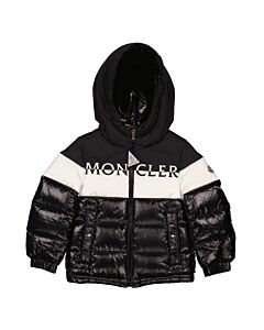 Moncler Boys Black Laotari Down Puffer Jacket