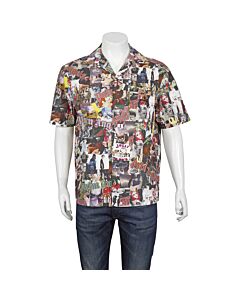 Moncler Genius x Palm Angels Short-sleeve Camicia Shirt